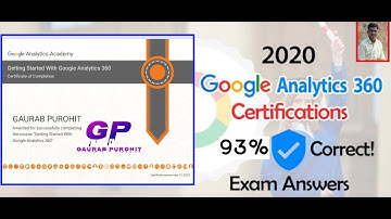 Google Analytics 360 ExaM Answers 2020.