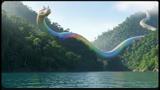 "Amazonian Giants Collide: Epic Showdown Between a Massive Anaconda and a Ruthless Ocean Shark!"