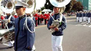 Norwich cadets bop parade
