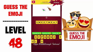 Guess The Emoji Level 48 - All Answers - Walkthrough ( By GMonks Entertainment )