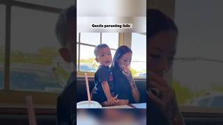 why gentle parenting doesn't work? 😂 #parentingfails #kidsshorts