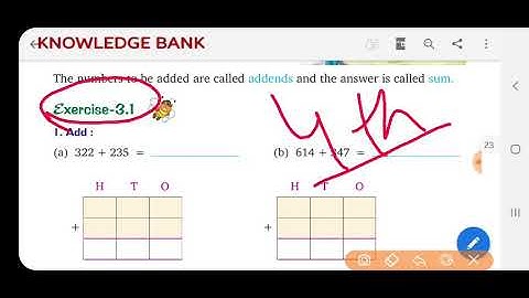 Class 4th maths chapter 3 exercise 3.1
