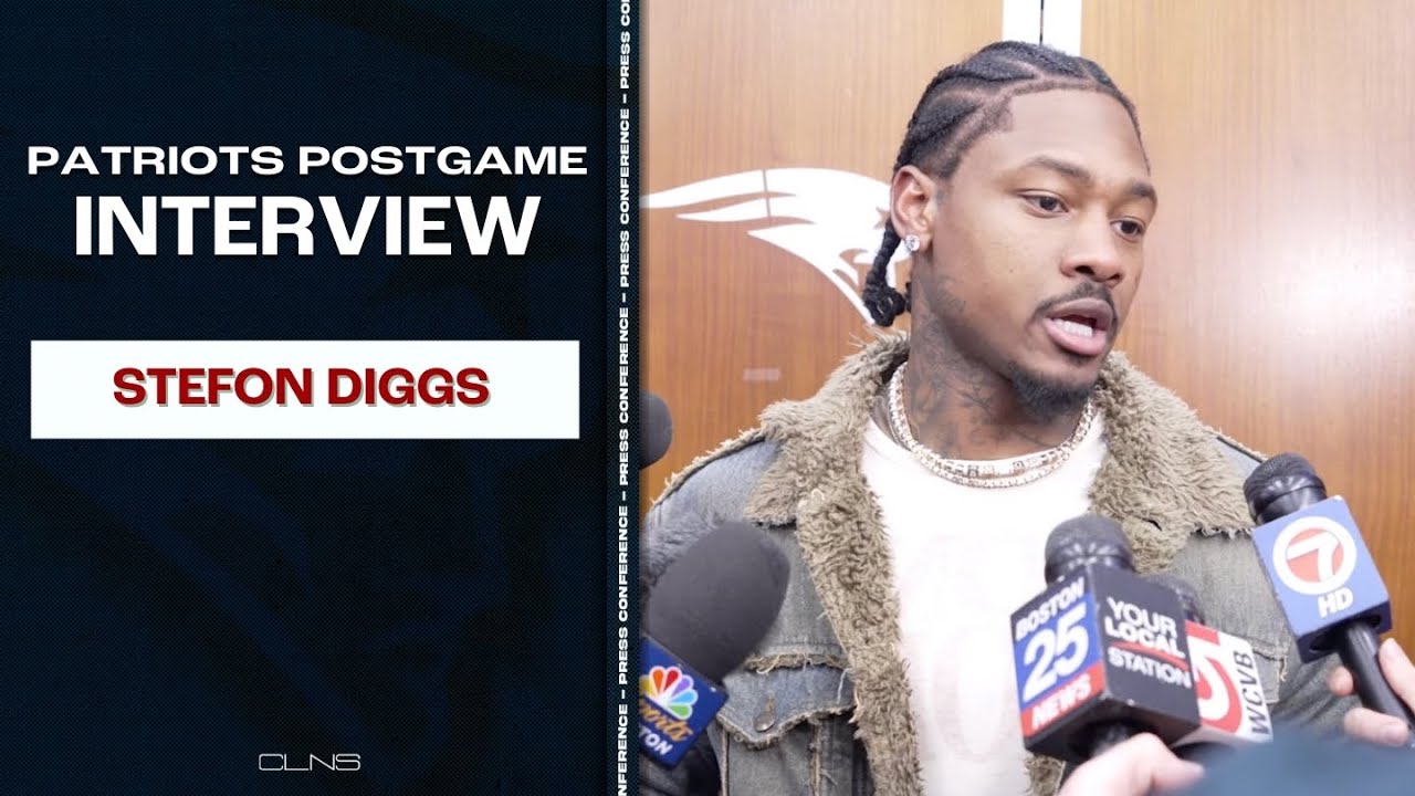 Stefon Diggs REACTS to Media Picking Texans over Patriots | Postgame Interview