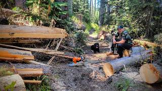 A Storm Blocked The Trail... We Fixed It