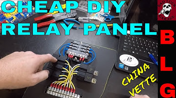 HOW TO BUILD A RELAY PANEL