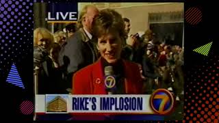 Retro 1999 - Rike's Implosion - Cheryl McHenry - WHIO-TV 7 - Dayton, Ohio TV