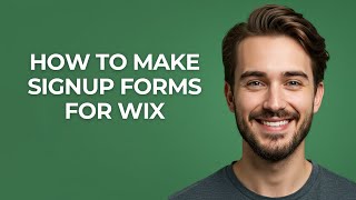 How to Make Signup Forms for Wix - GUIDE!