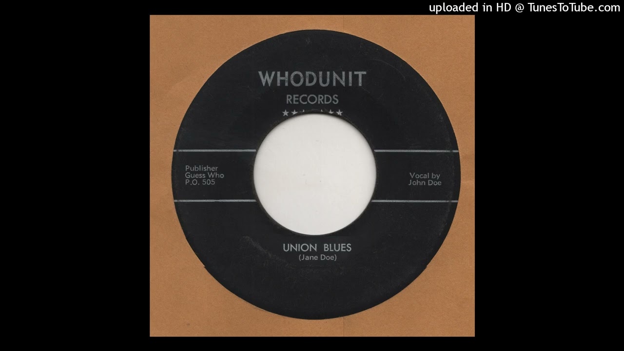 JOHN DOE (SAMMY MASTERS) - Union Blues WHODUNIT (4-Star OP)