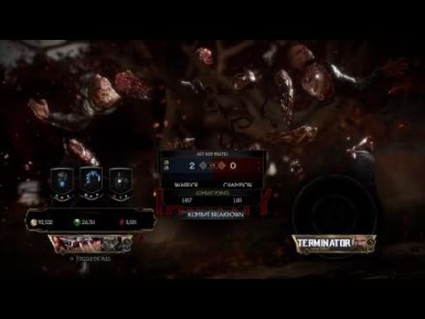 Mortal Kombat 11   online ranked noob vs terminator