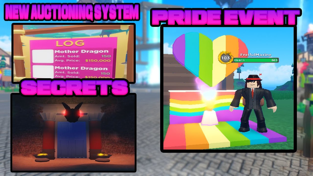 Pride Event Update Multiple People Can Ride A Dragon Roblox