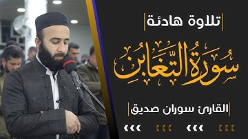 سورة التغابن كاملة surah al taghabun القارئ سوران صديق