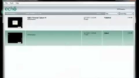 ATSU: Echo360 Personal Capture Tutorial