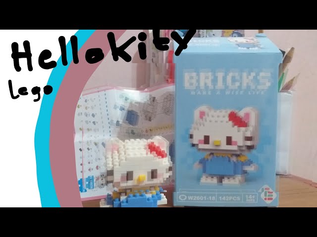 making hello kitty lego- 