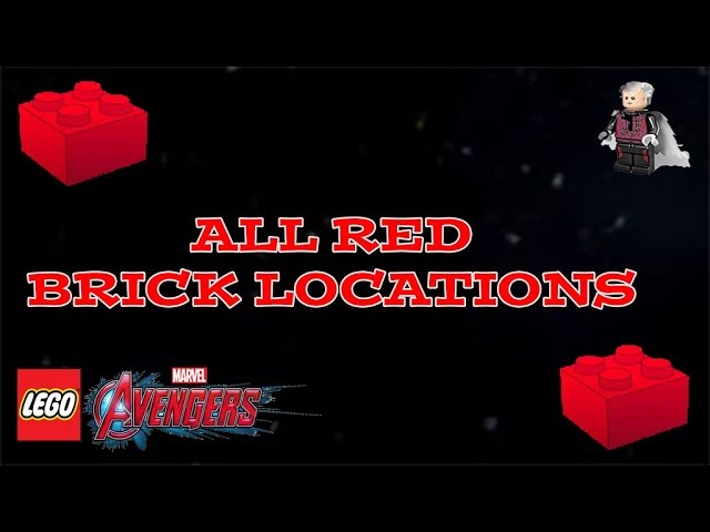 LEGO Marvel's Avengers All 15 Red Brick Locations (The Collector Unlocked) - YouTube