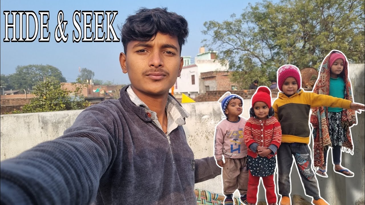 HIDE & SEEK With  Children 😂 ?