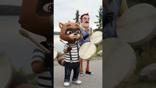 🥁 Characters Unite for a Traditional Drum Dance