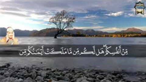 فَأَقِمْ وَجْهَكَ لِلدِّينِ حَنِيفًا   العملاق الخاشع الشيخ المنشاوي من رائعة سورة الروم ليبيا144P