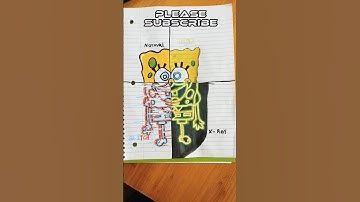 drawing sponge bob in 4 styles part 2. pleaseeeee suscribe and comment an idea for a new video #art
