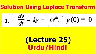 25.Solution of initial value problem using Laplace transforms