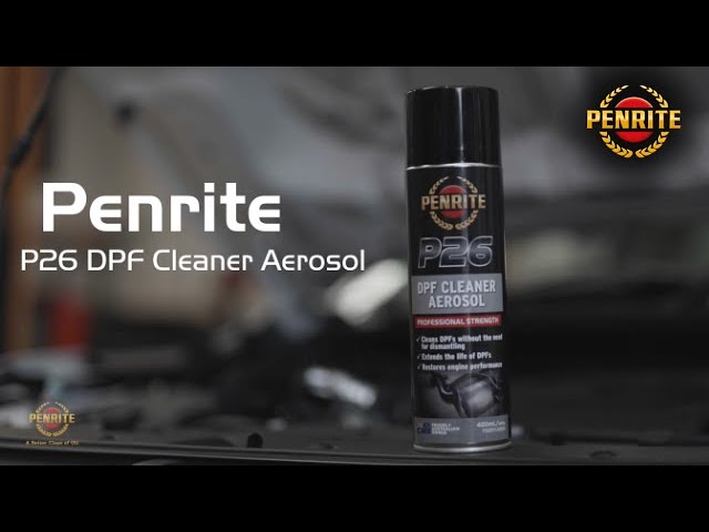 Penrite P26 DPF (Diesel Particulate Filter) Cleaner Aerosol Instructions 