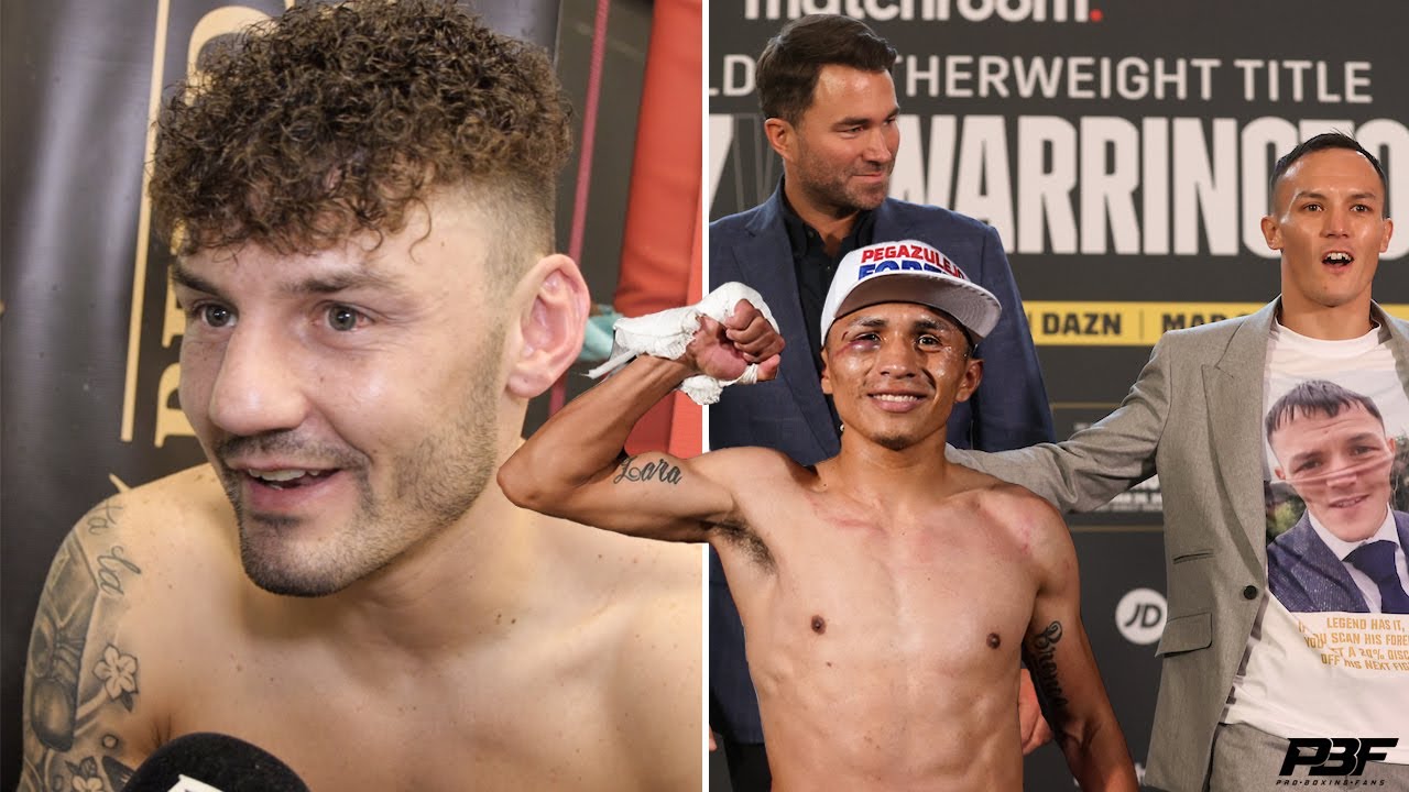 LEIGH WOOD GIVES EDDIE HEARN GOOD NEWS ON JOSH WARRINGTON "CITY GROUND" FIGHT, WARNS LARA, JAKE