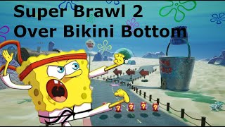Super Brawl 2 Over Bikini Bottom Sonic Crossworlds Mod