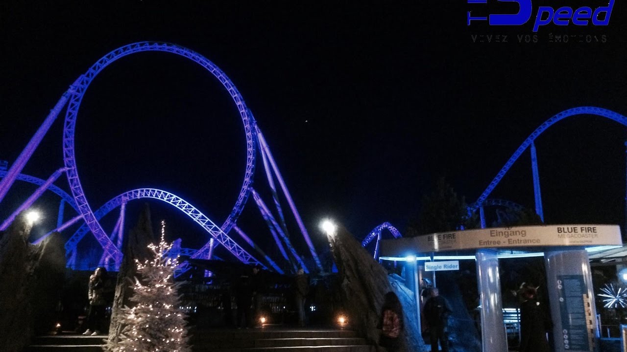 Blue Fire Mégacoaster By Night Europa Park Pov You Blue Fire Mégacoaster By Night Europa Park Pov