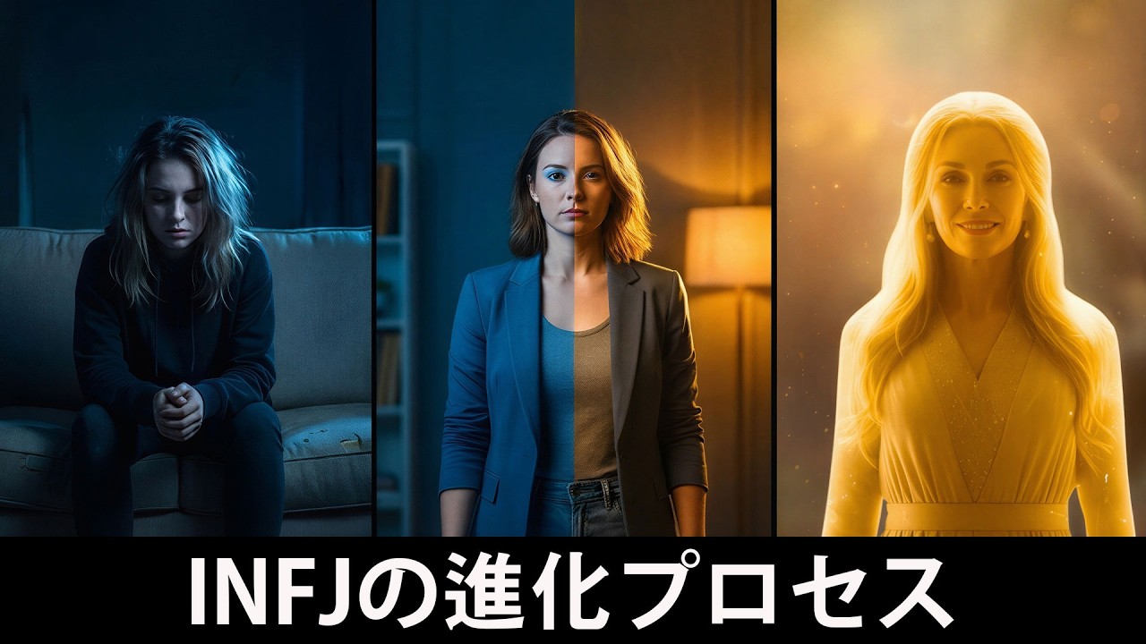 直感型内向人間（INFJ）の旅における12の段階 ― 初期の孤立感から、全面的な変容と人生の意味の発見まで