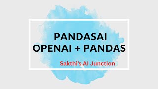 Python and PandasAI - OpenAI