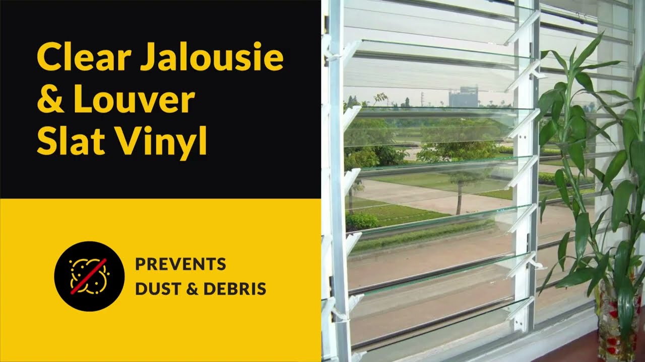 Brixwell | How To Install: Clear Jalousie & Louver Slat Vinyl
