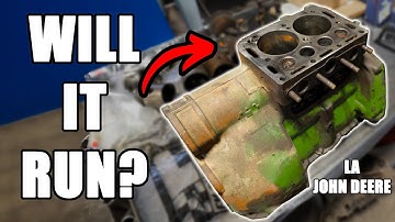 We Fully Restored A 2 Cylinder John Deere Engine From The 1940