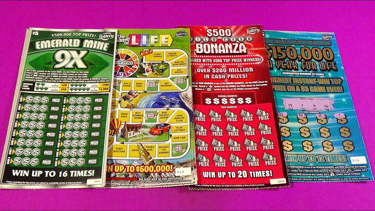 SBG 132: EMERALD MINE 9X GAME OF LIFE $500 BONANZA Florida Lottery ...