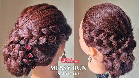 “Lazy Girl Messy Bun Hack 😍 | 2-Minute Hairstyle Vlog” 