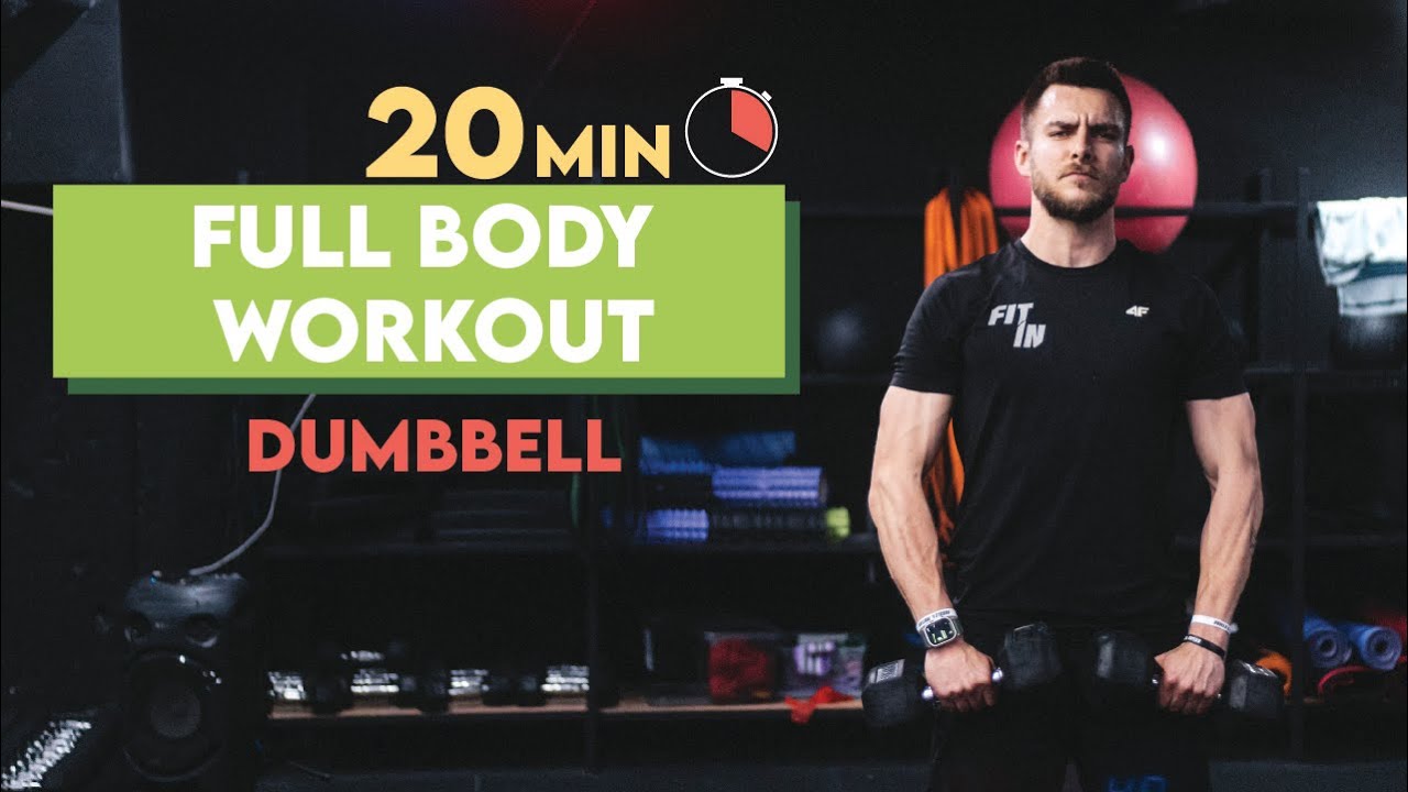 20 Min FULL BODY DUMBBELL WORKOUT | Home Workout | Follow Along - YouTube