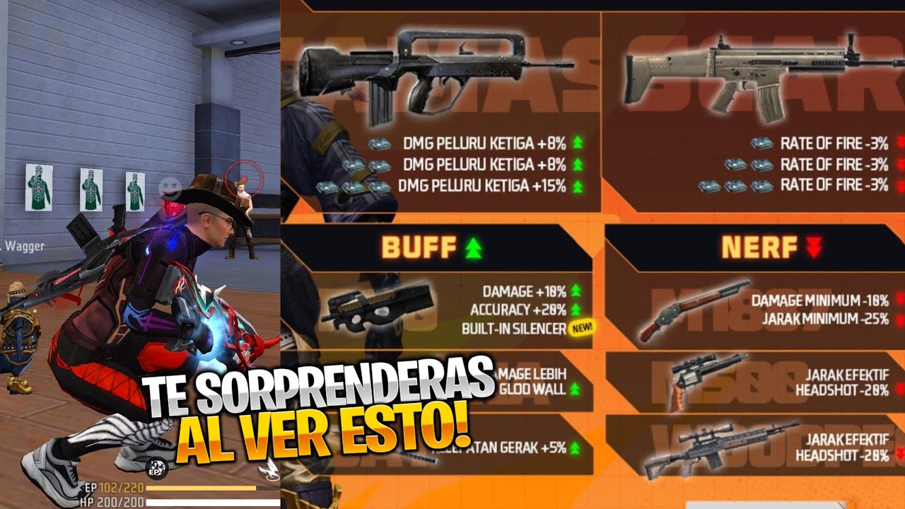 Todos los buffs y nerfs de armas en la actualización de la