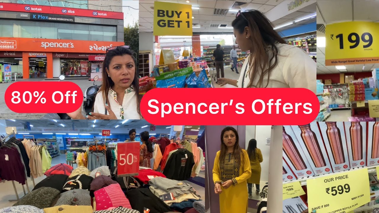 Offers In Spencer’s Vadodara🛍️Buy1Get1😱80Off🤗Vadodara Local Market
