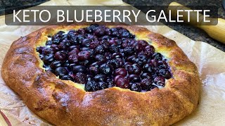 Keto Blueberry Galette