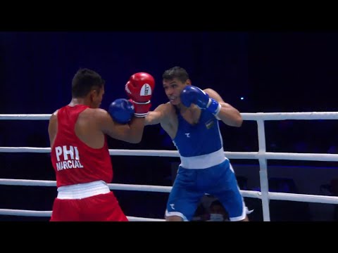 2021 ASBC Day 5 (75kg) PHI vs UZB | Asian Elite Men and Women Boxing Championships Delhi-Dubai