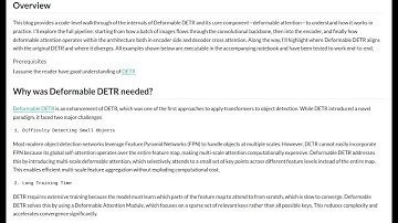 1. Deformable DETR Introduction