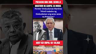 Ombudsman Remulla sobrang kapal Ng Mukha talaga #philippinepolitics #anticorruption
