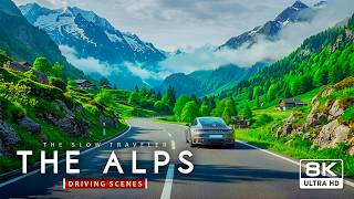 Driving the Most Beautiful Roads in the Alps 🏔️ | Mountain Passes & Alpine Villages in 8K