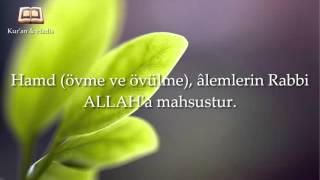 Fatiha Suresi - Kabe İmamı Abdurrahman Es-Sudeys شيخ السديس (Türkçe Meal) 1080p HD