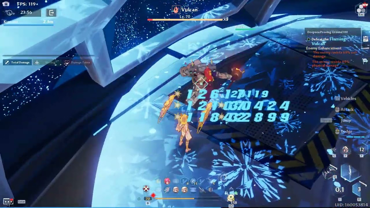 Vulcan cheese Deepsea proving grounds - Tower of Fantasy