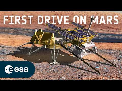 Preparing Rosalind Franklin rover for a first drive on Mars