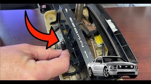 How To Replace Your Gear Shift Indicator Light Bulb On A 2005-2009 Ford Mustang S197