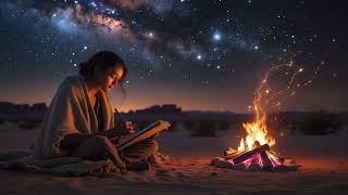 Desert Echoes  Firelight & Midnight Reflections