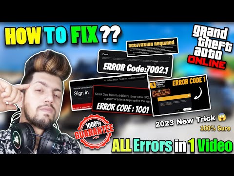 (2023 works) How to Fix All Errors of GTA 5 | All in 1 Solution 100 | All Social Club Errors