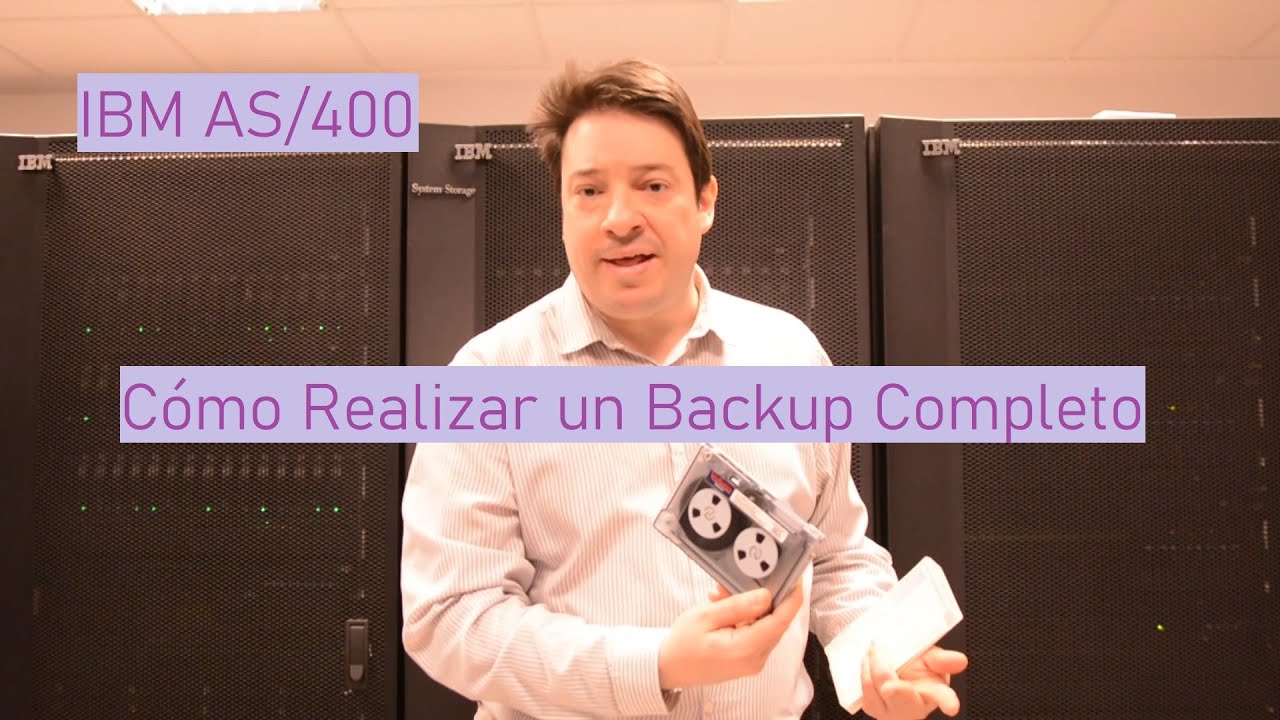 Como realizar un Backup completo en un AS/400 - YouTube