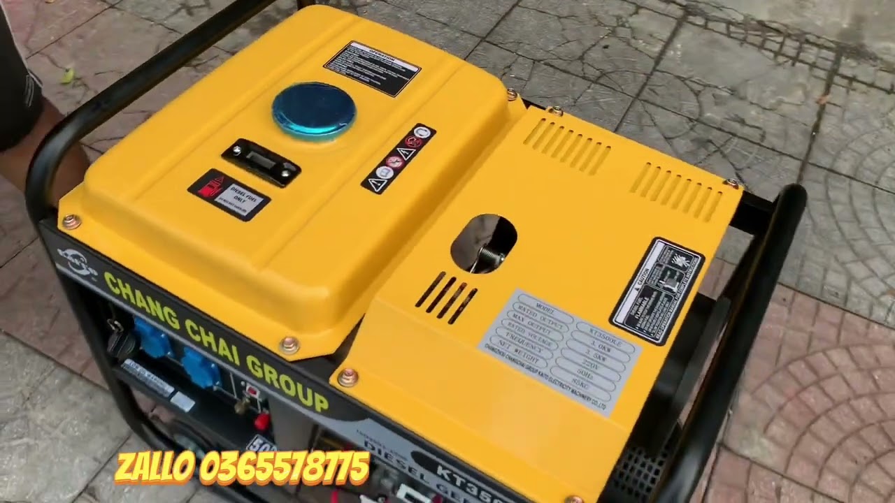 Máy phát điện dầu khung 3kw dùng gia đình tiết kiệm dầu giá rẻ tại kho lh 0365578775