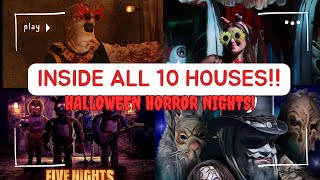 INSIDE ALL 10 Halloween Horror Nights Houses + Scare Zones🩸 Everything you need to know about HHN 34